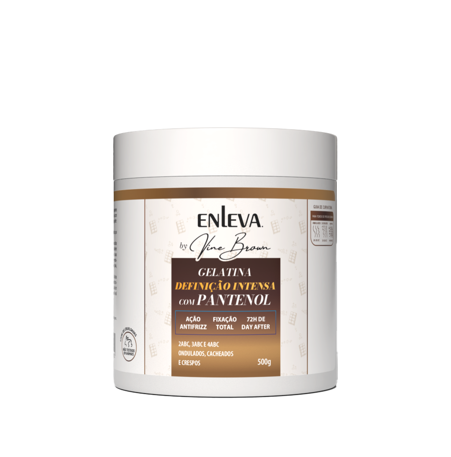 Gelatina Definicao Intensa com Pantenol - Enleva By Vine 500g